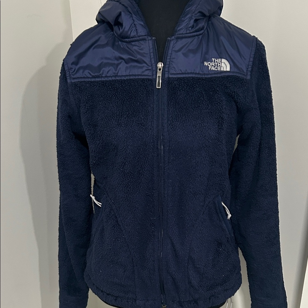The North Face Dark Blue Fleece Jacket size small women’s